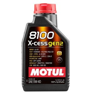 3374650237916 A1-011 Aceite Motul 5W-40 8100 X-cess 1L Nivel A4