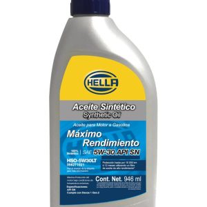 7501748602912 B4-009 ACEITE SINTETICO  SAE 5W30 HELLA  946ML NIVEL B4
