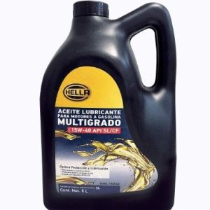 7501748684512 A1-004 Aceite Hella 15W-40 API SL 5L Nivel A1