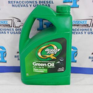 7502240723532 C4-008 ACEITE QUAKER STATE GREEN OIL SAE 140 956ML, PARA TRANSMICIONES MANUALES Nivel C4