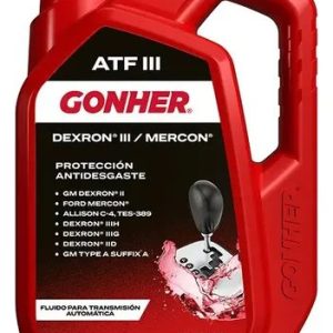768994088014 B3-003 Aceite Gonher ATF III 5L Nivel B3