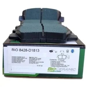 7500404312493 G9-011 BALATA  8428D1813 BIOCERAMIC TRASERA HYUNDAI TUCSON 16/19 SONATA 16/17 KIA FORTE 15/20 SOUL 16/19 OPTIMA 16/19 NIVEL G9