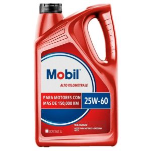 7501116200207 B4-008 MOBIL 25W60/5L MULTRIGRADO ALTO KILOMETRAJE Nivel B4